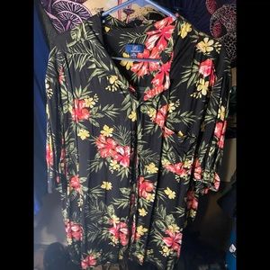 hawaiian button up 3XL